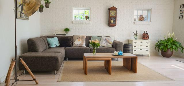 fully furnished living room