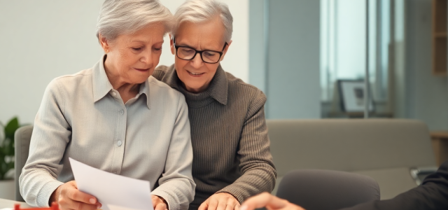 Financial Advisor in Marlton. NJ helping senior couple plan for overlooked retirement expenses. 